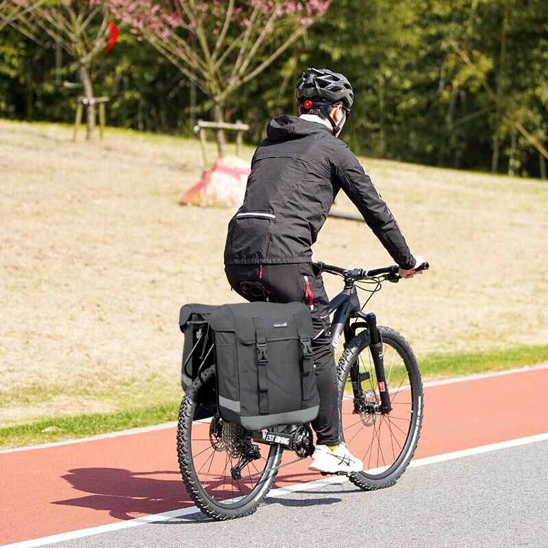 Sacoche de vélo double face